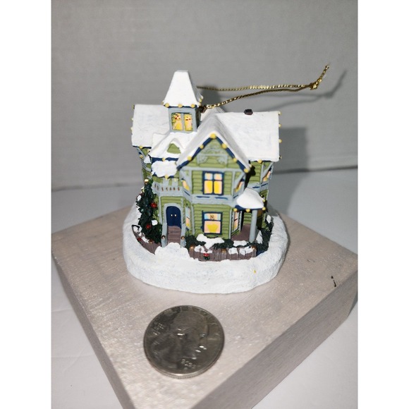 Thomas Kinkade Other - Thomas Kinkade "Winter Memories" Victorian Christmas cottage figurine ornament